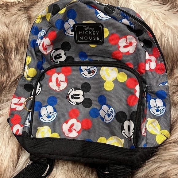 NEW DISNEY MICKEY MOUSE COLORFUL MINI BACKPACK | DISNEYLAND CHRISTMAS - Picture 1 of 5